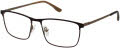 New Balance NB 527 Matte Brown (3) Eyeglasses - Color Image