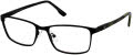 New Balance Kids NBK 165 Black Matte (1) Eyeglasses - Color Image