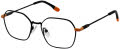 New Balance Kids NBK 166 Black (1) Eyeglasses - Color Image