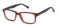 New Globe Kids M453 Red/Black Eyeglasses - Color Image
