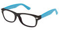 New Globe Kids L4069-P Black/Blue Eyeglasses - Color Image