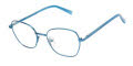 New Globe Kids M5007 Blue Eyeglasses - Color Image