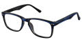 New Globe L4071-P Blue Grain Eyeglasses - Color Image