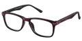 New Globe L4071-P Purple Grain Eyeglasses - Color Image