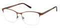 New Globe L5188 Brown Eyeglasses - Color Image