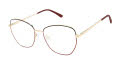 New Globe L5189 Black/Gold Eyeglasses - Color Image