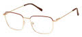 New Globe M5005 Burgundy Eyeglasses - Color Image