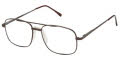 New Globe M591-P Brown Eyeglasses - Color Image