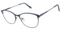 New Globe L5176-P Navy Eyeglasses - Color Image