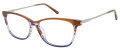 Nicole Miller Barnell Dark Latte (c02) Eyeglasses - Color Image