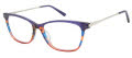Nicole Miller Barnell Maritime Blue (c03) Eyeglasses - Color Image