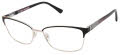 Nicole Miller Bristol Matte Black (c01) Eyeglasses - Color Image