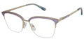 Nicole Miller Cannes Trans Violet (c03) Eyeglasses - Color Image