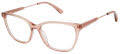 Nicole Miller Corfu YourFit Resort Pink Trans (C03) Eyeglasses - Color Image
