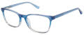 Nicole Miller Cyprus YourFit Resort Blue (C03) Eyeglasses - Color Image