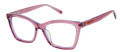 Nicole Miller Cami Pink / Purple (C02) Eyeglasses - Color Image