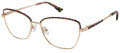 Nicole Miller Desert Sky Resort Navy / Rose Gold (C01) Eyeglasses - Color Image
