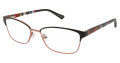 Nicole Miller Evergreen Matte Black (C01) Eyeglasses - Color Image
