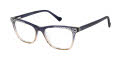 Nicole Miller Galice Navy / Brown (C03) Eyeglasses - Color Image