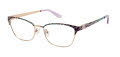 Nicole Miller Ines Pink / Gold (C02) Eyeglasses - Color Image
