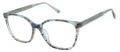 Nicole Miller La Plage Green (C01) Eyeglasses - Color Image
