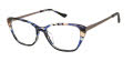 Nicole Miller Lucarne Blue (C01) Eyeglasses - Color Image