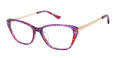 Nicole Miller Lucarne Purple (C03) Eyeglasses - Color Image