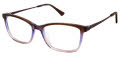 Nicole Miller Metro YourFit Gradient Purple (C01) Eyeglasses - Color Image