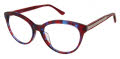 Nicole Miller York Resort Red (C01) Eyeglasses - Color Image
