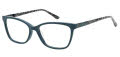 Nicole Miller Atwater Teal/Black (C03) Eyeglasses - Color Image