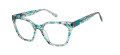 Nicole Miller Cotedazur Yourfit Resort Teal Multi (c01) Eyeglasses - Color Image