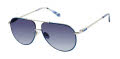 Nicole Miller CLER Blue/Silver (C03) Sunglasses - Color Image