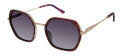 Nicole Miller Barlow Resort Purple Grain (C02) - polarized Sunglasses - Color Image