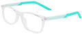 Nike Kids 5037 Clear (900) Eyeglasses - Color Image