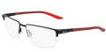 Nike 8054 Black-Red (006) Eyeglasses - Color Image