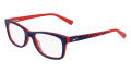 Nike Kids 5509 - Children's Obsidian / University Red (413) Eyeglasses - Color Image