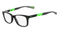 Nike Kids 5538 - Children's Black / Flash Lime (001) Eyeglasses - Color Image