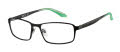 O'Neill Beck Matte Black/Green (004) Eyeglasses - Color Image