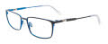 Oak NYC O3018 With Clip-On Lens Black & Blue (090) Eyeglasses - Color Image