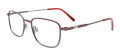 Oak NYC O3022 With Clip-On Lens Dark Red / Steel (030) Eyeglasses - Color Image