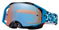 Oakley Goggles Airbrake MX Troy-Lee-Designs-Blue-Lightning / Prizm-MX-Sapphire-Iridium (7046F3) Sunglasses - Color Image