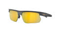 Oakley BiSphaera Matte-Carbon / Prizm-24K-Polarized (940012) Sunglasses - Color Image
