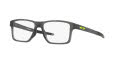 Oakley Chamfer Squared (TruBridge) Satin Grey Smoke (OX8143-02) Eyeglasses - Color Image