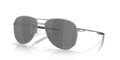 Oakley Contrail TI Satin Chrome / Prizm Black Polarized (605003) Sunglasses - Color Image