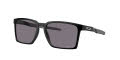 Oakley Exchange Satin-Black / Prizm-Grey-Polarized (948304) Sunglasses - Color Image
