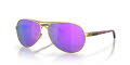 Oakley Feedback Satin Gold / Prizm Violet Polarized Lens (OO4079-39) Sunglasses - Color Image