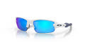 Oakley Youth Flak XXS Matte White / Prizm Sapphire Lens (900807) Sunglasses - Color Image