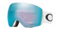Oakley Goggles Flight Deck Snow Matte White / Prizm Snow Sapphire Iridium Lens (OO7050-91) Sunglasses - Color Image