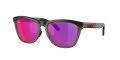 Oakley Frogskins Range Matte-Black-Matte-Grey-Smoke / Prizm-Road (928413) Sunglasses - Color Image