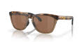 Oakley Frogskins Range (Low Bridge Fit) Brown Tortoise/Brown Smoke/Prizm Tungsten (928407) Sunglasses - Color Image